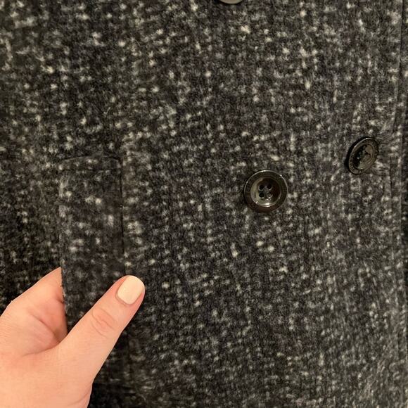 Ike Behar Women’s Large Double Breasted Plush Belted Jacket Coat - Picture 4 of 15